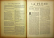 La Plume, Litt&eacute;raire, Artistique et Sociale - n&deg;120 du 15 avril 1894.. [Revue La Plume, Collectif dont] Harold Swan, Edmond Pilon, Paul Masson, Louis ...