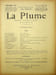 La Plume, Litt&eacute;raire, Artistique et Sociale - n&deg;121 du 1er mai 1894.. [Revue La Plume, Collectif dont] Paul Verlaine, Emmanuel Signoret, L&eacute;on ...