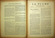 La Plume, Litt&eacute;raire, Artistique et Sociale - n&deg;121 du 1er mai 1894.. [Revue La Plume, Collectif dont] Paul Verlaine, Emmanuel Signoret, L&eacute;on ...