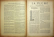  La Plume - n&deg;123 du 1er juin 1894.. [Revue La Plume, Collectif dont] Charles Baudelaire, Adolphe Rett&eacute;, Laurent Tailhade, L&eacute;on Riotor Willy, etc.,