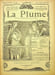 La Plume - n&deg;127 du 1er ao&ucirc;t 1894. .. [Revue La Plume, Collectif dont] Paul Verlaine, Emmanuel Signoret, Ren&eacute; Boylesve, Jules de Marthold, etc., 