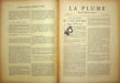 La Plume - n&deg;127 du 1er ao&ucirc;t 1894. .. [Revue La Plume, Collectif dont] Paul Verlaine, Emmanuel Signoret, Ren&eacute; Boylesve, Jules de Marthold, etc., 