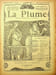 La Plume - n&deg;128 du 15 ao&ucirc;t 1894.. [Revue La Plume, Collectif dont] Paul Verlaine, Emmanuel Signoret, Adolphe Rett&eacute;, Jules de Marthold, Paul Masson, ...
