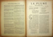 La Plume - n&deg;128 du 15 ao&ucirc;t 1894.. [Revue La Plume, Collectif dont] Paul Verlaine, Emmanuel Signoret, Adolphe Rett&eacute;, Jules de Marthold, Paul Masson, ...