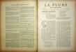 La Plume - n&deg;128 du 15 ao&ucirc;t 1894.. [Revue La Plume, Collectif dont] Paul Verlaine, Emmanuel Signoret, Adolphe Rett&eacute;, Jules de Marthold, Paul Masson, ...
