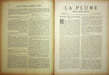 La Plume - n&deg;129 du 1er septembre 1894.. [Revue La Plume, Collectif dont] Paul Verlaine, Henry Bordeaux, Adolphe Rett&eacute;, Paul V&eacute;rola, Henry Degron, ...