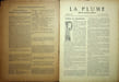 La Plume - n&deg;136 du 15 d&eacute;cembre 1894.. [Revue La Plume, Collectif dont] Paul Verlaine, Paul V&eacute;rola, Auguste Strindberg, Mario Varvara, Jacques des ...