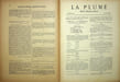 La Plume - n&deg;145 du 1er mai 1895.. [Revue La Plume, Collectif dont] Maurice Mittelinck [Maeterlinck], Charles Buet, Henry Bordeaux, Adolphe Rett&eacute;, ...