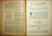 La Plume - n&deg;148 du 15 juin 1895.. [Revue La Plume, Collectif dont] Alexandre Ourousof, Jules Bois, Paul Masson, Willy, Adolphe Rett&eacute;, Gilbert de ...