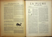 La Plume - n&deg;152 du 15 ao&ucirc;t 1895.. [Revue La Plume, Collectif dont] Yvanho&eacute; Rambosson, Gilbert de Voisins, Willy, Gob&eacute;lius, Achille Segard, etc., 