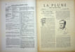 La Plume - n&deg;153 du 1er septembre 1895 - num&eacute;ro exceptionnel consacr&eacute; &agrave; l'Art limousin.. [Revue La Plume, Collectif dont] J Plantadis, Raoul ...