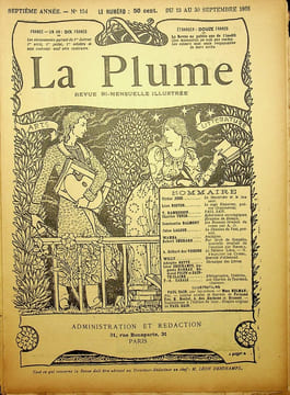 [Revue La Plume, Collectif dont] Victor Joze, Léon Riotor, Yvanhoé Rambosson, Jules Laloue, Wamba, Robert Sherard, Willy, etc., La Plume - n°154 du 15 ...
