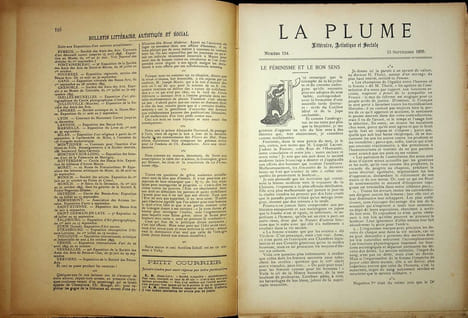 [Revue La Plume, Collectif dont] Victor Joze, Léon Riotor, Yvanhoé Rambosson, Jules Laloue, Wamba, Robert Sherard, Willy, etc., La Plume - n°154 du 15 ...