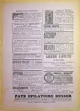 La Plume - n°157 du 1er novembre 1895 - numéro spécial consacré à l'Ecole Lorraine d'Art décoratif.. [Art Nouveau, Ecole de Nancy, Revue La Plume, ...