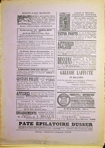 La Plume - n°157 du 1er novembre 1895 - numéro spécial consacré à l'Ecole Lorraine d'Art décoratif.