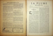 La Plume - n&deg;158 du 15 novembre 1895.. [Revue La Plume, Collectif dont] Paul Verlaine, Arthur Rimbaud, Stuart Merrill, L&eacute;on Riotor, Jules Valadon, ...