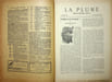 La Plume - n&deg;160 du 15 d&eacute;cembre 1895.. [Revue La Plume, Collectif dont] Paul Masson, Emmanuel Signoret, Henri Degron, William Ritter, Gilbert de ...