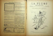La Plume - n&deg;161 du 1er janvier 1896.. [Revue La Plume, Collectif dont] L&eacute;on Dierx, Willy, Stuart Merrill, Maurice du Plessys, L&eacute;o Tr&eacute;zenik, Gilbert ...