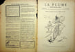 La Plume - n&deg;161 du 1er janvier 1896.. [Revue La Plume, Collectif dont] L&eacute;on Dierx, Willy, Stuart Merrill, Maurice du Plessys, L&eacute;o Tr&eacute;zenik, Gilbert ...