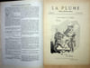 La Plume - n&deg;163-164 du 1er f&eacute;vrier 1896 - num&eacute;ro sp&eacute;cial consacr&eacute; &agrave; Paul Verlaine.. [Revue La Plume, Collectif dont] Paul Verlaine, 
