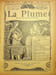 La Plume - n&deg;165 du 1er mars 1896.. [Revue La Plume, Collectif dont] Jean Richepin, Jules de Marthold, Emmanuel Signoret, Adolphe Rett&eacute;, Achile ...