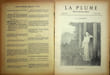 La Plume - n&deg;165 du 1er mars 1896.. [Revue La Plume, Collectif dont] Jean Richepin, Jules de Marthold, Emmanuel Signoret, Adolphe Rett&eacute;, Achile ...