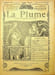 La Plume - n&deg;165 du 1er mars 1896.. [Revue La Plume, Collectif dont] Jean Richepin, Jules de Marthold, Emmanuel Signoret, Adolphe Rett&eacute;, Achile ...