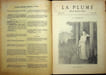 La Plume - n&deg;165 du 1er mars 1896.. [Revue La Plume, Collectif dont] Jean Richepin, Jules de Marthold, Emmanuel Signoret, Adolphe Rett&eacute;, Achile ...