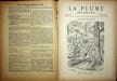La Plume - n&deg;166 du 15 mars 1896.. [Revue La Plume, Collectif dont] St&eacute;phane Mallarm&eacute;, Adolphe Willette, Charles Morice, Paul V&eacute;rola, Adolphe Rett&eacute;, ...