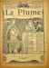 La Plume - n&deg;166 du 15 mars 1896.. [Revue La Plume, Collectif dont] St&eacute;phane Mallarm&eacute;, Adolphe Willette, Charles Morice, Paul V&eacute;rola, Adolphe Rett&eacute;, ...