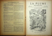 La Plume - n&deg;166 du 15 mars 1896.. [Revue La Plume, Collectif dont] St&eacute;phane Mallarm&eacute;, Adolphe Willette, Charles Morice, Paul V&eacute;rola, Adolphe Rett&eacute;, ...