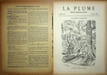 La Plume - n&deg;166 du 15 mars 1896.. [Revue La Plume, Collectif dont] St&eacute;phane Mallarm&eacute;, Adolphe Willette, Charles Morice, Paul V&eacute;rola, Adolphe Rett&eacute;, ...