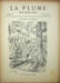 La Plume - n&deg;166 du 15 mars 1896.. [Revue La Plume, Collectif dont] St&eacute;phane Mallarm&eacute;, Adolphe Willette, Charles Morice, Paul V&eacute;rola, Adolphe Rett&eacute;, ...