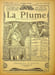 La Plume - n&deg;167 du 1er avril 1896.. [Revue La Plume, Collectif dont] Camille Lemonnier, Stuart Merrill, Adolphe Rett&eacute;, Yvanho&eacute; Rambosson, Jenny ...