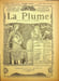 La Plume - n&deg;167 du 1er avril 1896.. [Revue La Plume, Collectif dont] Camille Lemonnier, Stuart Merrill, Adolphe Rett&eacute;, Yvanho&eacute; Rambosson, Jenny ...