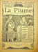 La Plume - n&deg;167 du 1er avril 1896.. [Revue La Plume, Collectif dont] Camille Lemonnier, Stuart Merrill, Adolphe Rett&eacute;, Yvanho&eacute; Rambosson, Jenny ...