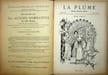 La Plume - n&deg;167 du 1er avril 1896.. [Revue La Plume, Collectif dont] Camille Lemonnier, Stuart Merrill, Adolphe Rett&eacute;, Yvanho&eacute; Rambosson, Jenny ...