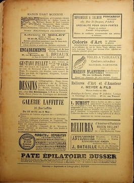 La Plume - n°168 du 15 avril 1896.. [Revue La Plume, Collectif dont] Georges Rodenbach, Mucha, Achille Segard, Robert Launay, Henri Corbel, Gobelius, ...
