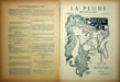 La Plume - n&deg;168 du 15 avril 1896.. [Revue La Plume, Collectif dont] Georges Rodenbach, Mucha, Achille Segard, Robert Launay, Henri Corbel, Gobelius, ...