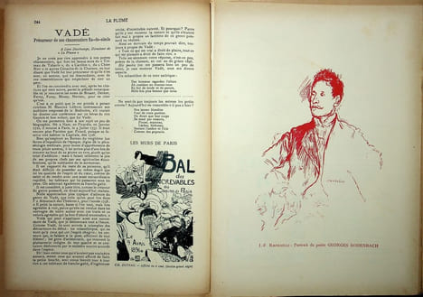 La Plume - n°168 du 15 avril 1896.. [Revue La Plume, Collectif dont] Georges Rodenbach, Mucha, Achille Segard, Robert Launay, Henri Corbel, Gobelius, ...