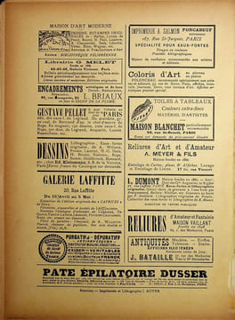 La Plume - n°168 du 15 avril 1896.. [Revue La Plume, Collectif dont] Georges Rodenbach, Mucha, Achille Segard, Robert Launay, Henri Corbel, Gobelius, ...