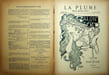 La Plume - n&deg;168 du 15 avril 1896.. [Revue La Plume, Collectif dont] Georges Rodenbach, Mucha, Achille Segard, Robert Launay, Henri Corbel, Gobelius, ...