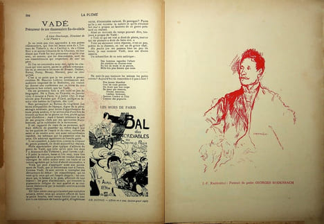 La Plume - n°168 du 15 avril 1896.. [Revue La Plume, Collectif dont] Georges Rodenbach, Mucha, Achille Segard, Robert Launay, Henri Corbel, Gobelius, ...