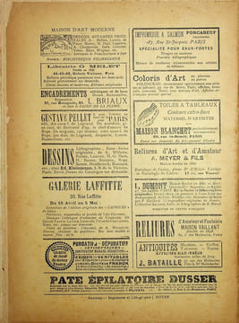 La Plume - n°168 du 15 avril 1896.. [Revue La Plume, Collectif dont] Georges Rodenbach, Mucha, Achille Segard, Robert Launay, Henri Corbel, Gobelius, ...