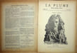 La Plume - n&deg;169-170 du 1er mai 1896 - num&eacute;ro double traitant sp&eacute;cialement des Salons 1896.. [Revue La Plume, Collectif dont] Adolphe Rett&eacute;, Ga&euml;tan ...