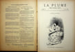 La Plume - n&deg;175 du 1er ao&ucirc;t 1896.. [Revue La Plume, Collectif dont] Paul Masson, Salvator Delaville, Felix Malterre, Achille Segard, Nadar, Edmond ...