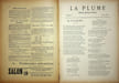 La Plume - n&deg;176 du 15 ao&ucirc;t 1896.. [Revue La Plume, Collectif dont] Adolphe Rett&eacute;, L&eacute;on Durocher, Leconte de Lisle, Achille Segard, etc., 