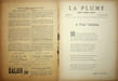 La Plume - n&deg;177 du 1er septembre 1896.. [Revue La Plume, Collectif dont] Ernest Raynaud, Louis de Saint Jacques, Edouard Machefer, Lucien Besnard, ...
