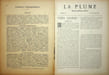 La Plume - n&deg;178 du 15 septembre 1896.. [Revue La Plume, Collectif dont] Emmanuel Signoret, Yvanho&eacute; Rambosson, etc., 