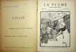La Plume - n&deg;180 du 15 octobre 1896.. [Revue La Plume, Collectif dont] Charles Baudelaire, Andr&eacute; Veidaux, Jose-Marie de Heredia, Sully-Prudhomme, ...